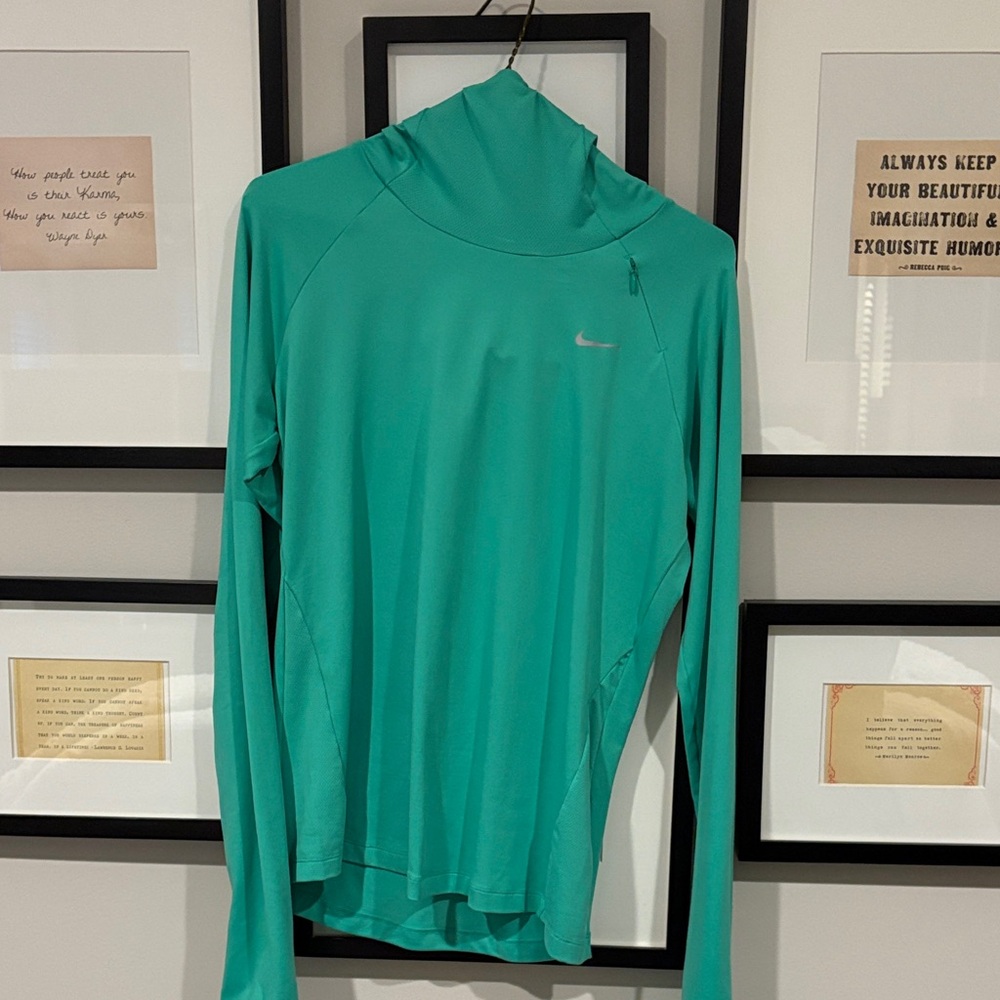 Nike Women's Teal Long Sleeve Tee